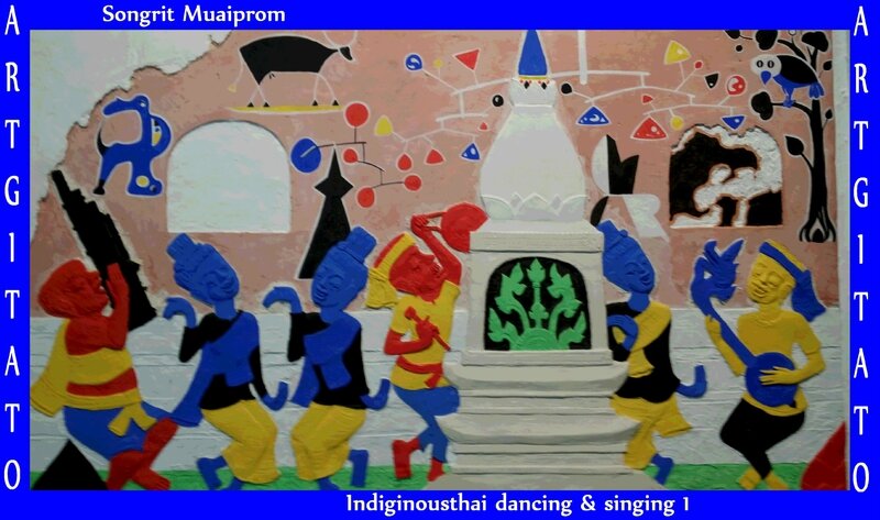 Songrit Muaiprom Indiginousthai dancing and singing 1 2014 artgitato